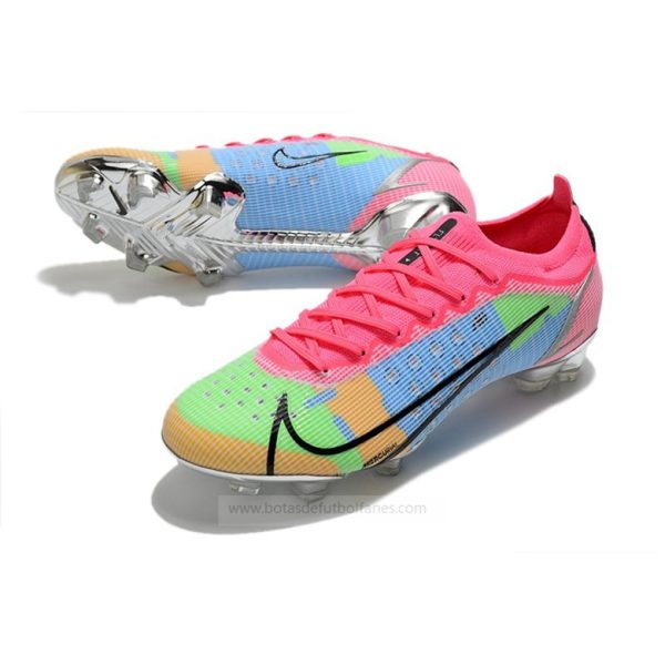 Nike Mercurial Vapor Elite FG Azul Rosa Verde